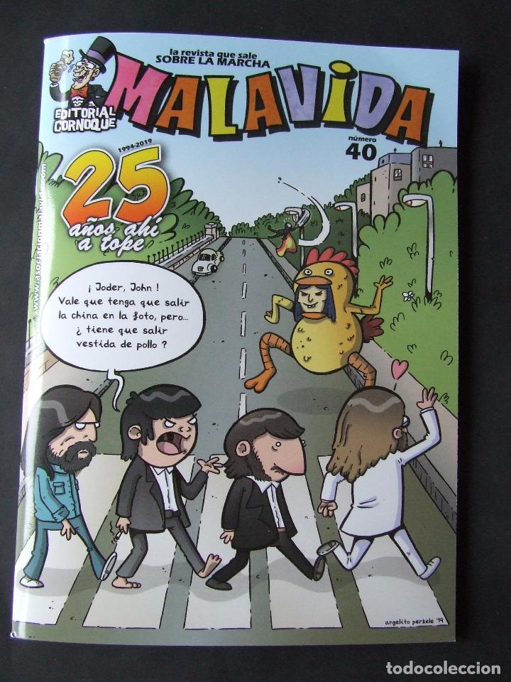 C&oacute;mics: TEBEO COMIC MALAVIDA N&ordm; 40 BEATLES ABBEY ROAD - Foto 1