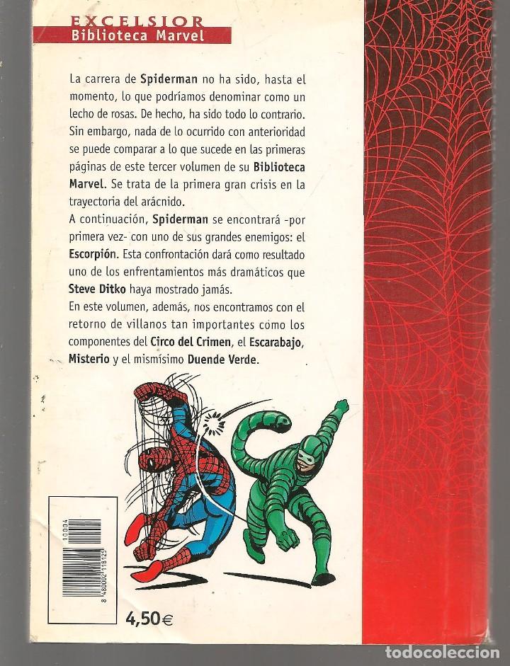 C&oacute;mics: BIBLIOTECA MARVEL, EXCELSIOR. SPIDERMAN. N&ordm; 4. FORUM. (P/C55) - Foto 2