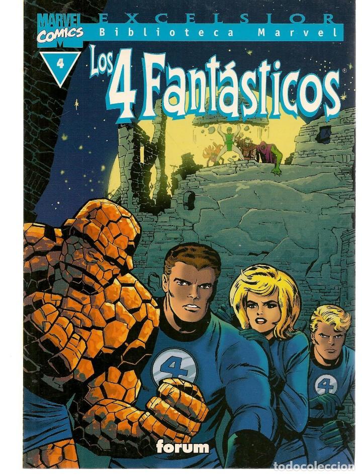 C&oacute;mics: BIBLIOTECA MARVEL. EXCELSIOR. LOS 4 FANTASTICOS. N&ordm; 4. FORUM. (P/C55) - Foto 1