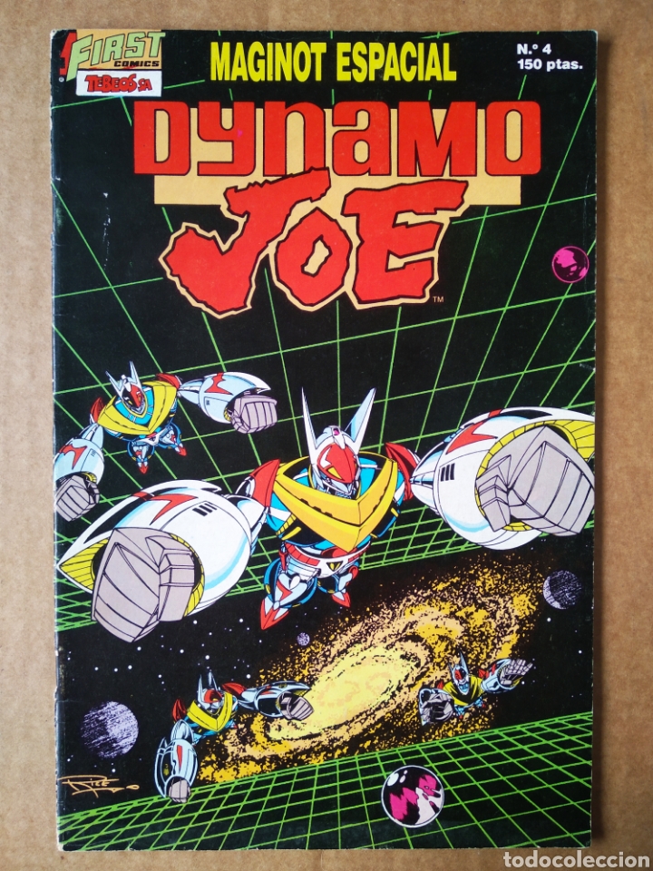 C&oacute;mics: Lote Dynamo Joe. Incluye n&uacute;meros 1-2-3-4. First Comics / Tebeos S.A. - Foto 2