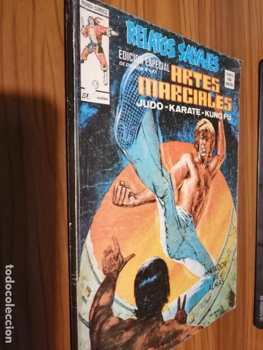 Fumetti: RELATOS SALVAJES 17. ARTES MARCIALES. R&Uacute;STICA. PORTADA TOCADA. CON TARAS. BUEN ESTADO RESTO