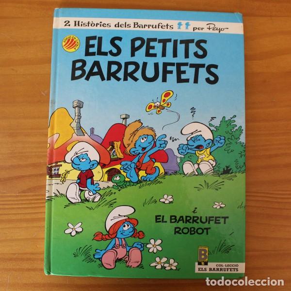 Comics: 2 HISTORIES DELS BARRUFETS 13 ELS PETITS BARRUFETS, EL BARRUFET ROBOT. TAPA DURA CATALA