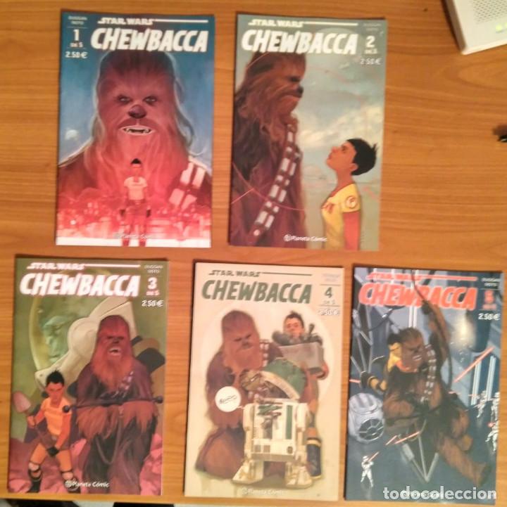 C&oacute;mics: Comics: Chewbacca (5) / Han Solo (5) / Obi-Wan y Anakin (5) - Foto 1