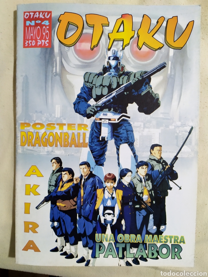 C&oacute;mics: revista otaku n&ordm; 4 poster dragonball dragon ball akira una obra maestra patlabor