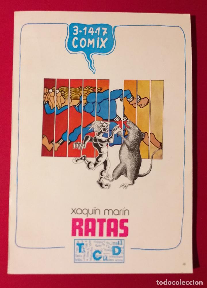 C&oacute;mics: RATAS. XAQUIN MARIN. COMIX 3-14-17. A&Ntilde;O 1977 - Foto 1
