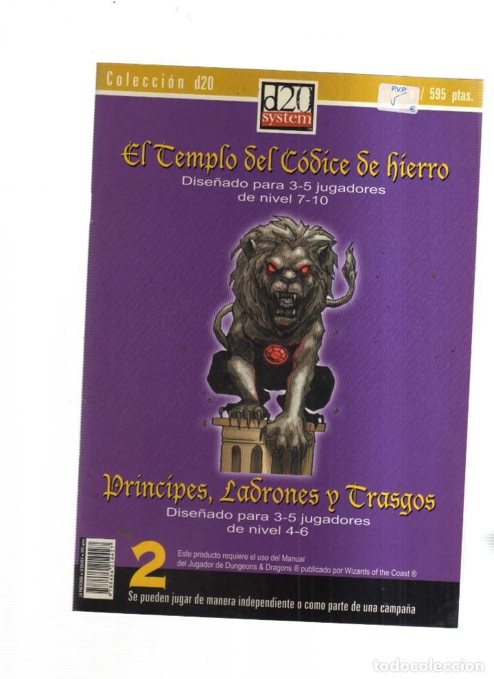 C&oacute;mics: D20 SYSTEM EL TEMPLO DEL CODICE DE HIERRO N,2 - Foto 1