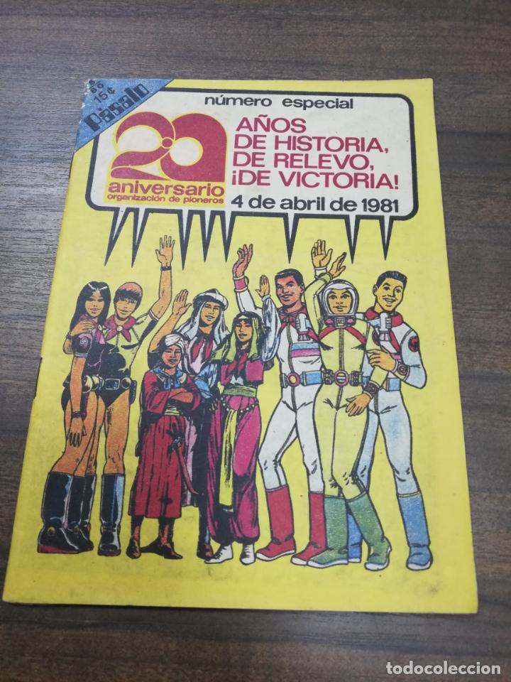 Comics: A&Ntilde;OS DE HISTORIA DE RELEVO &iexcl; DE VICTORIA!. N&ordm; ESPECIAL. 20 ANIVERSARIO ORGANIZACION DE PIONEROS.1981