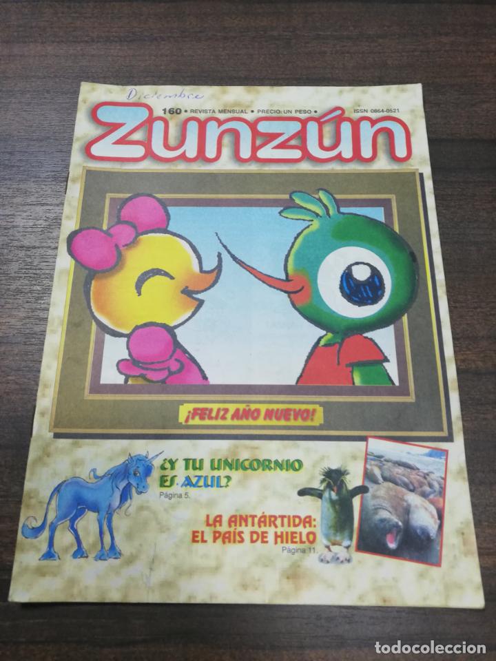 Comics: CUBA. ZUNZUN. N&ordm; 160. DICIEMBRE 2000. CASA EDITORA ABRIL.