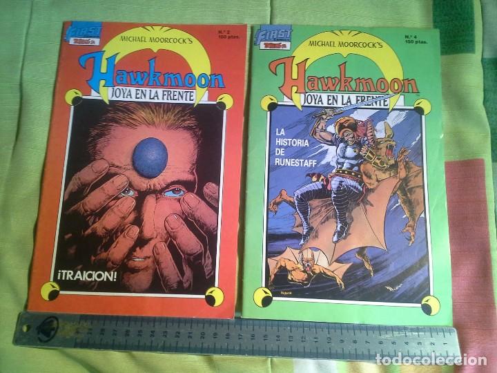 C&oacute;mics: 2 comic HAWKMOON  N&ordm;2 Y N&ordm; 4 MICHAEL MOORCOK&acute;S 1988 , FIRST TEBEOS S.A. - Foto 1