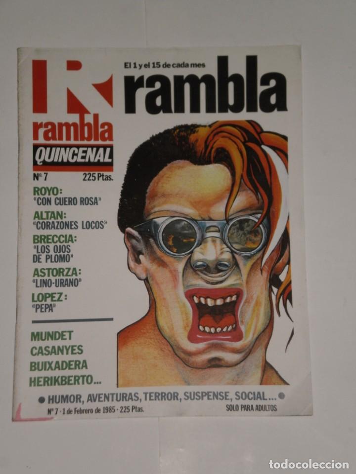 C&oacute;mics: COMIC ESPA&Ntilde;OL RAMBLA , NUMERO 7 . FEBRERO DE 1985 - Foto 1