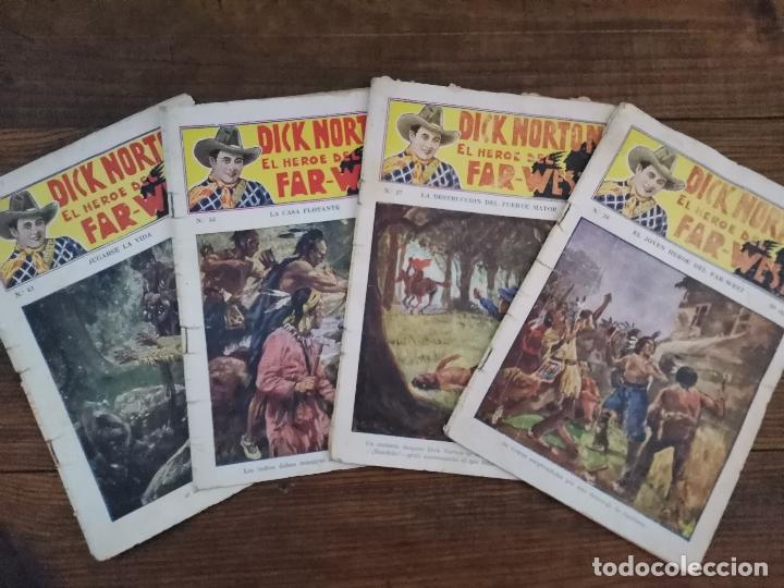 C&oacute;mics: LOTE DE CUATRO NOVELAS DICK NORTON - Foto 1