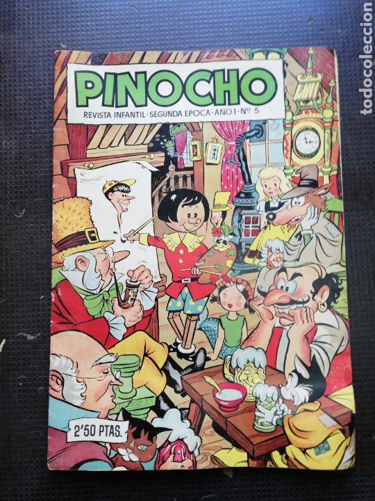 C&oacute;mics: Pinocho revista infantil - segunda &eacute;poca. A&ntilde;o 1 N&deg;5 (2,50 pesetas)