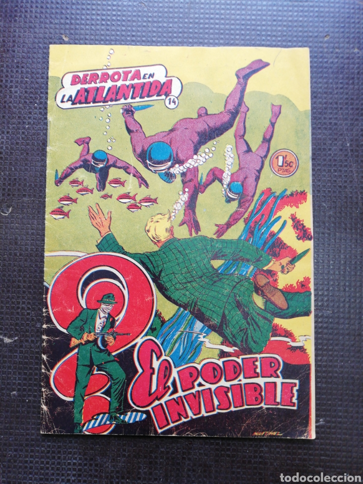 C&oacute;mics: Derrota en la Atl&aacute;ntida, el poder invisible,( 30 pesetas) gr&aacute;fica vida - Foto 1