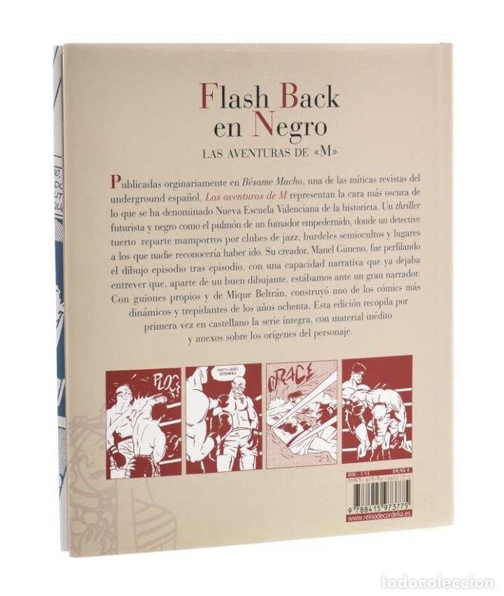 C&oacute;mics: FLASH BACK EN NEGRO. LAS AVENTURAS DE &rdquo;M&rdquo; - GIMENO, Manel - Foto 2