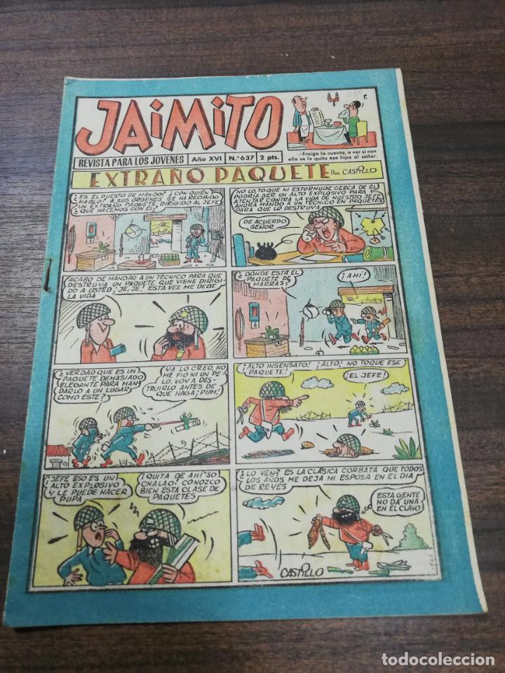 C&oacute;mics: JAIMITO. A&Ntilde;O XVI. N&ordm; 637. 1961. - Foto 1