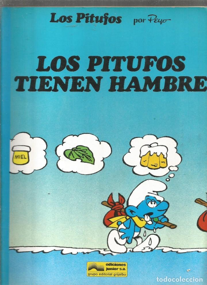 C&oacute;mics: PEYO. LOS PITUFOS. LOS PITUFOS TIENEN HAMBRE. EDICIONES JUNIOR GRIJALBO - Foto 1