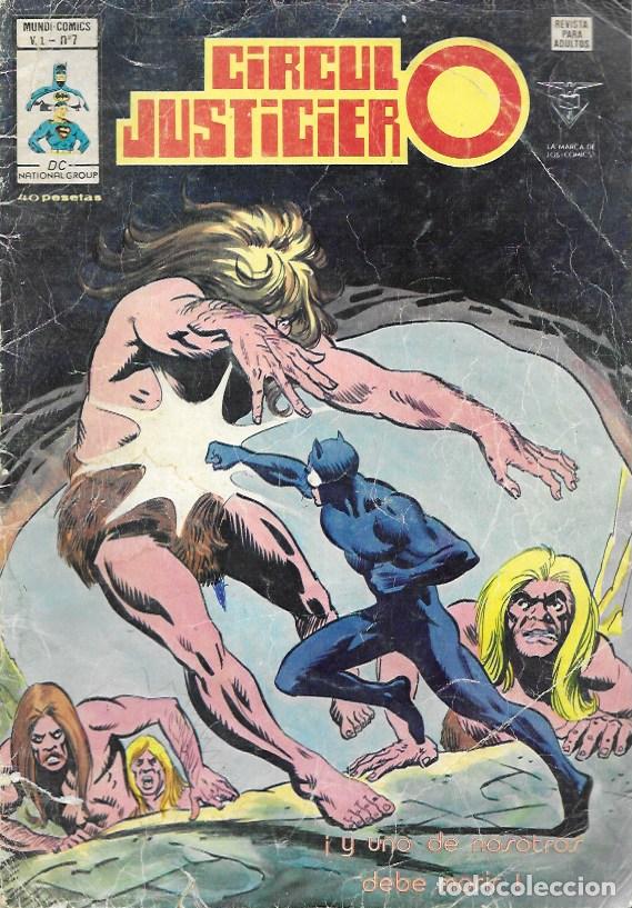 C&oacute;mics: C&iacute;rculo Justiciero. V&eacute;rtice 1978. N&ordm; 7 - Foto 1