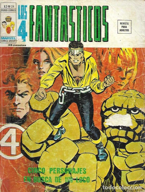C&oacute;mics: Los 4 Fant&aacute;sticos v2. V&eacute;rtice 1974. N&ordm; 24 - Foto 1