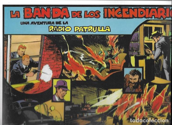 Comics: Radio Patrulla. La banda de los Incendiarios. 13&ordf; Aventura (Tiras diarias del 5-10-1937 al 8-7-1937)