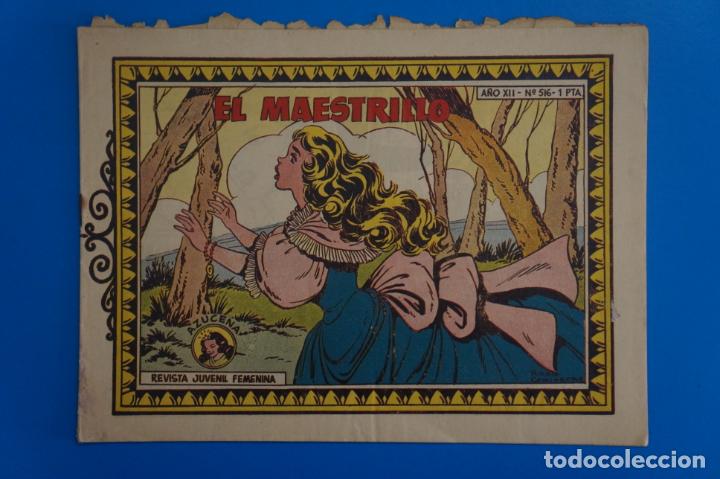 C&oacute;mics: COMIC DE EL MAESTRILLO N&ordm; 516 A&Ntilde;O 1958 EDICIONES TORAY LOTE 10 B - Foto 1