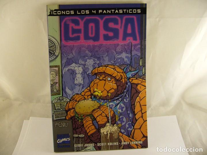 C&oacute;mics: MARVEL COMICS / ICONOS LOS 4 FANT&Aacute;STICOS / LA COSA de GEOFF JOHNS - Foto 1