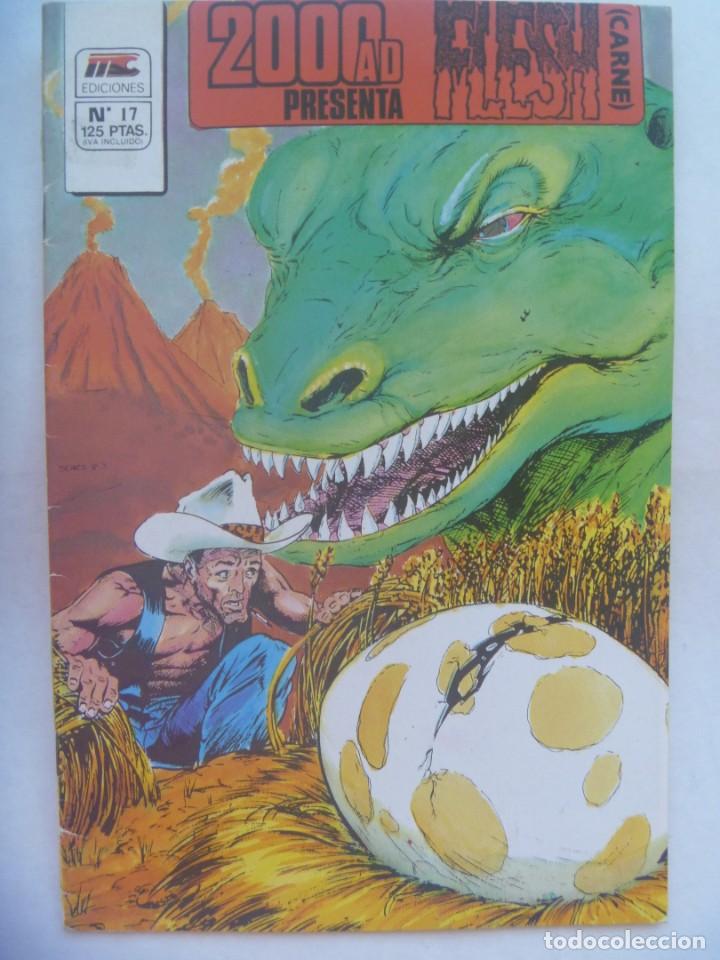C&oacute;mics: 2000 AD PRESENTA : FLESH ( CARNE ), N&ordm; 17  DE MC EDICIONES - Foto 1