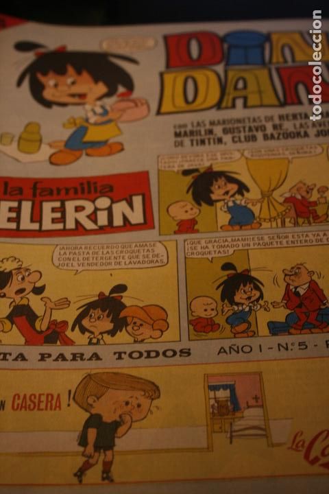 C&oacute;mics: DIN DAN LA FAMILIA TELERIN N&ordm; 5 ORIGINAL BRUGUERA CLUB BAZOOKA JOE COLA CAO LA CASERA TINTIN 1965