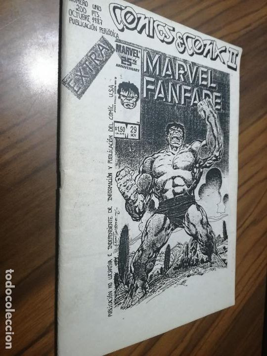 Fumetti: COMICS & COMIX II N&ordm;1. AUTOPUBLICADO. FALTA UN TROCITO EN PRIMERA P&Aacute;GINA PARTE DE ARRIBA. RAR&Iacute;SIMO