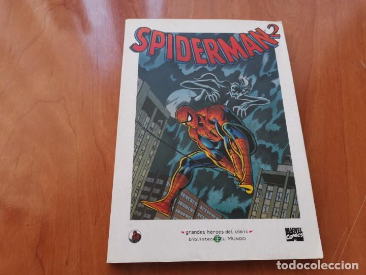 C&oacute;mics: GRANDES H&Eacute;ROES DEL COMIC SPIDERMAN 2 BIBLIOTECA EL MUNDO 2003 - Foto 1