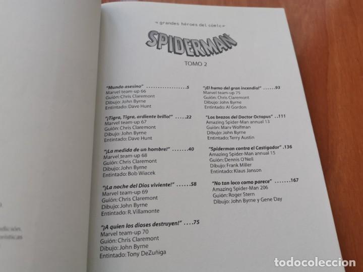 C&oacute;mics: GRANDES H&Eacute;ROES DEL COMIC SPIDERMAN 2 BIBLIOTECA EL MUNDO 2003 - Foto 3