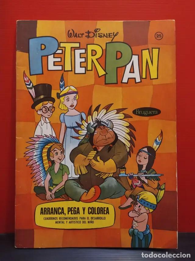 C&oacute;mics: block pasatiempos peter pan n&uacute;mero 25 bruguera. A&ntilde;o 1973