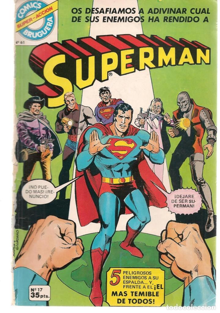 C&oacute;mics: SUPERMAN. N&ordm; 17. COMICS BRUGUERA. (ST/C79B) - Foto 1