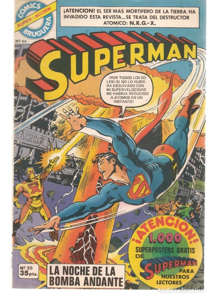 C&oacute;mics: SUPERMAN. N&ordm; 20. COMICS BRUGUERA. (ST/C79B) - Foto 1