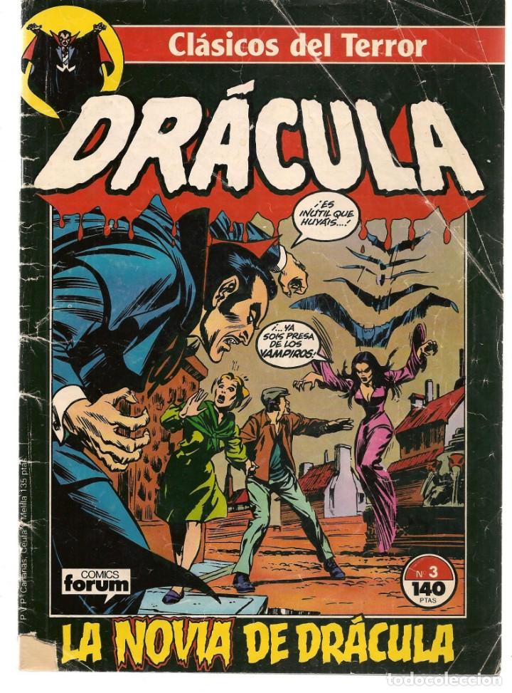 C&oacute;mics: CL&Aacute;SICOS DEL TERROR. N&ordm; 3. DR&Aacute;CULA. FORUM. (ST/C79B) - Foto 1