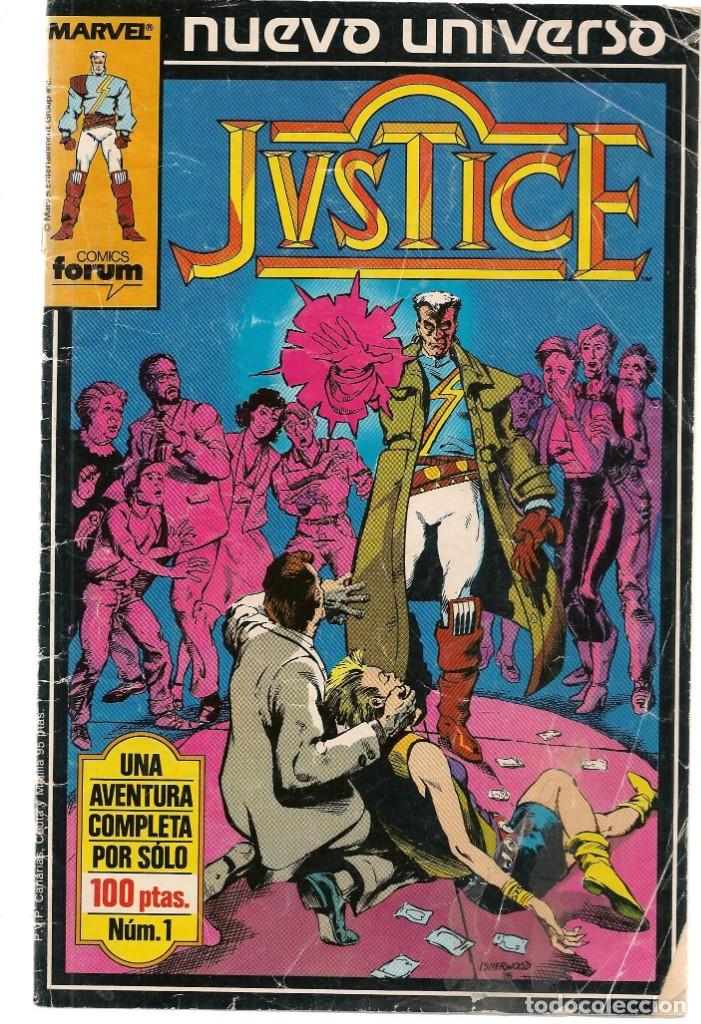 C&oacute;mics: NUEVO UNIVERSO. JUSTICE. N&ordm; 1.  FORUM. (ST/C79B) - Foto 1
