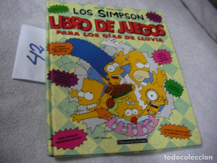 C&oacute;mics: LOS SIMPSON, LIBRO DE JUEGOS PARA LOS DIAS DE LLUVIA - Foto 1