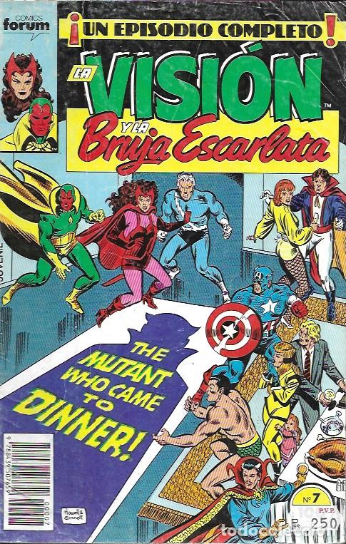 C&oacute;mics: La Visi&oacute;n y La Bruja Escarlata. Forum 1988. N&ordm; 7 - Foto 1