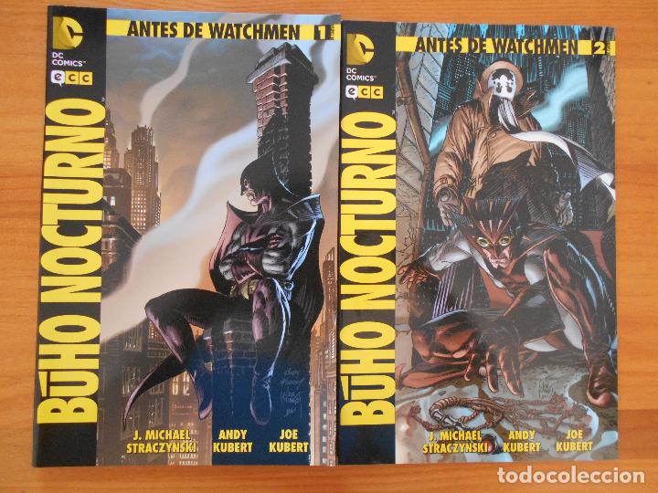 C&oacute;mics: ANTES DE WATCHMEN - BUHO NOCTURNO - N&ordm; 1 Y 2 - DC - ECC (FI1) - Foto 1