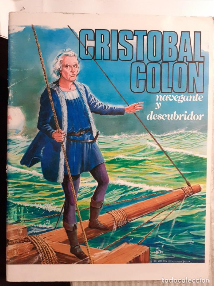 C&oacute;mics: CRISTOBAL COL&Oacute;N-NAVEGANTE Y DESCUBRIDOR-MUY RARO &Aacute;LBUM-1984-GRAN F&Eacute;LIX CASCAJO-ESCASO-CORRECTO-3292