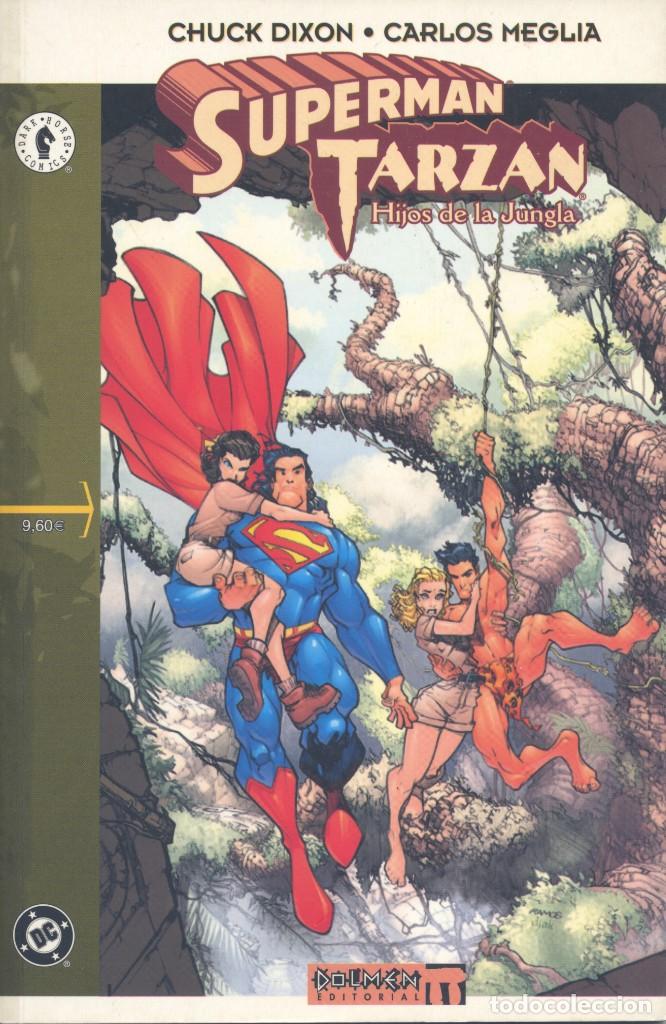 C&oacute;mics: SUPERMAN Y TARZ&Aacute;N, HIJOS DE LA JUNGLA. Editorial Dolmen, 2003 - Foto 1