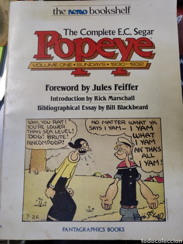 C&oacute;mics: C&oacute;mic The complete E.C.Segar POPEYE - Foto 1