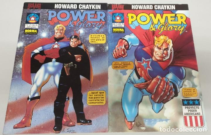 C&oacute;mics: POWER & GLORY N&ordm; 1 , 2  / HOWARD CHAYKIN / BRAVURA - Foto 1