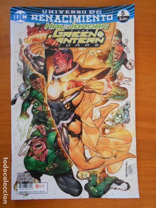 C&oacute;mics: HAL JORDAN Y LOS GREEN LANTERN CORPS N&ordm; 5 - UNIVERSO DC RENACIMIENTO - ECC (9X) - Foto 1