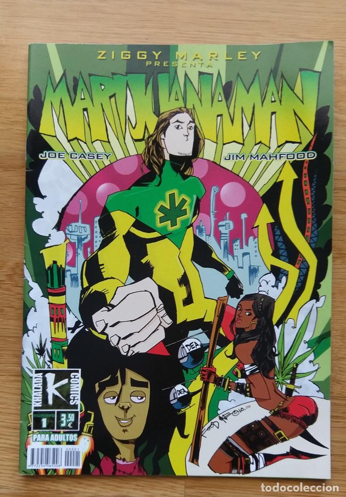 Fumetti: Marijuanaman n&ordm; 1 de Ziggy Marley, Joe Casey y Jim Mahfood de Khalada comics