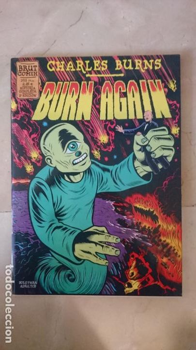 C&oacute;mics: BURN AGAIN. CHARLES BURNS. BRUT COMIX n&ordm; 1. EDICIONES LA CUPULA 1995 - Foto 1