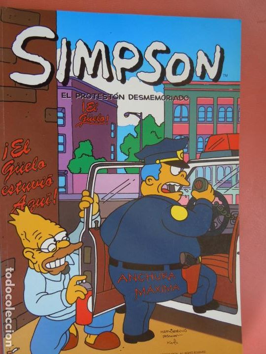 C&oacute;mics: SIMPSON EL PROTESTON DESMEMORIADO  Matt Groening. Comic Bongo. - Foto 1