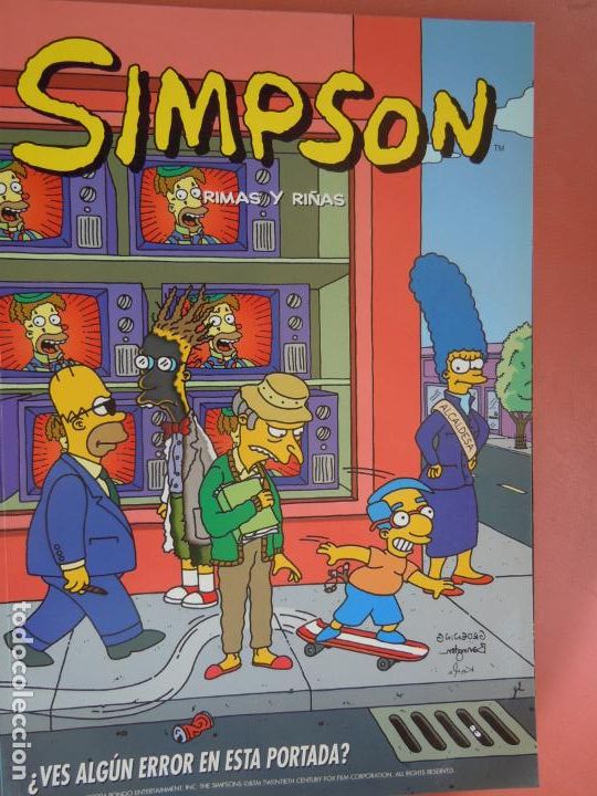 C&oacute;mics: SIMPSON ,RIMAS Y RI&Ntilde;AS , Matt Groening. Comic Bongo. - Foto 1