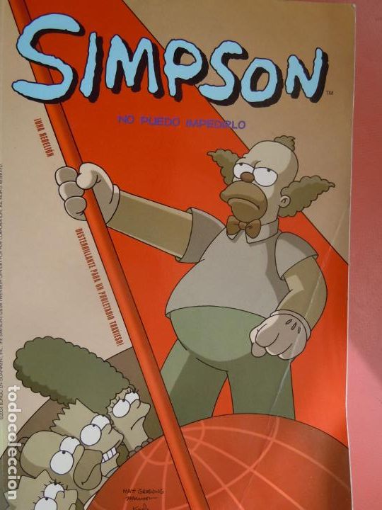 C&oacute;mics: SIMPSON ,NO PUEDO IMPEDIRLO Matt Groening. Comic Bongo. - Foto 1