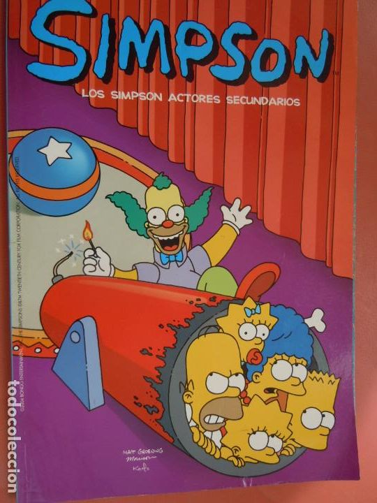 C&oacute;mics: SIMPSON LOS SIMPSON ACTORES SECUNDARIOS  Matt Groening. Comic Bongo. - Foto 1