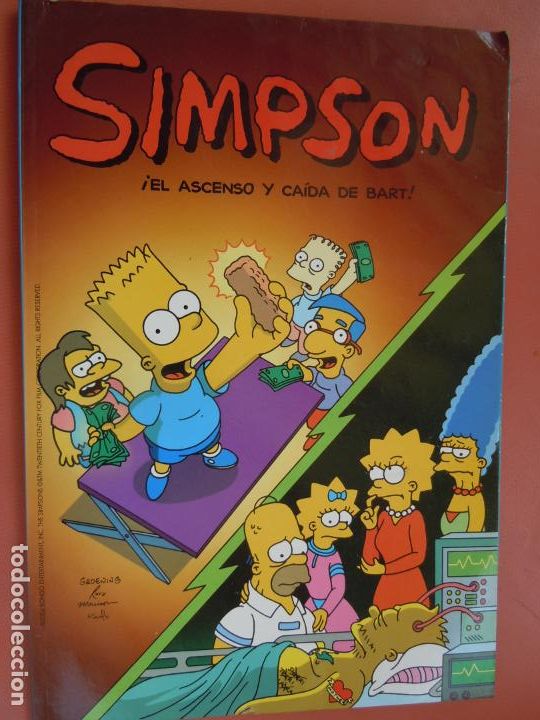 C&oacute;mics: SIMPSON ,!EL ASCENSO Y CAIDA DE BART !  Matt Groening. Comic Bongo. - Foto 1